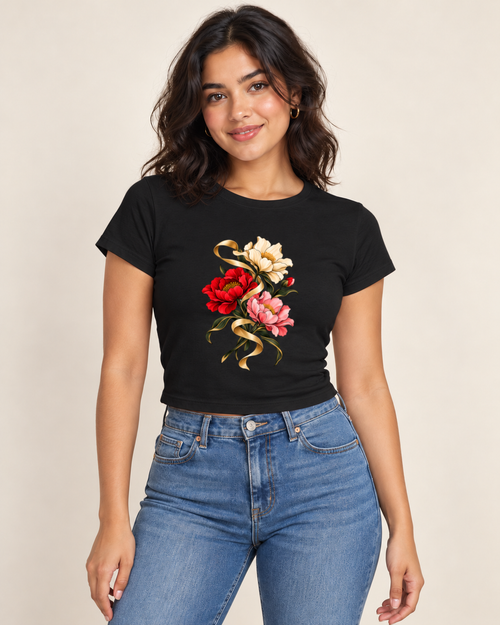 Model wearing Baby Flow in Black